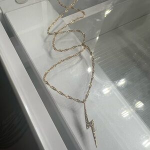 Lighting bolt necklace